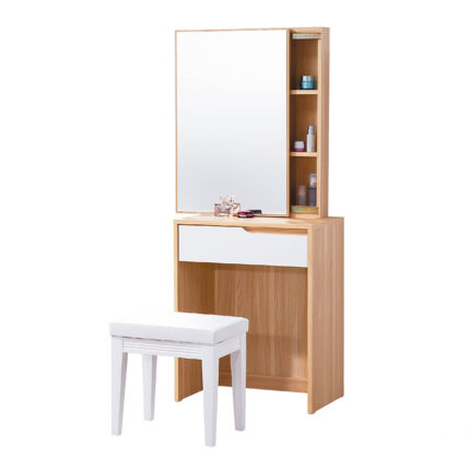 貝里北歐兩尺鏡台含椅 YOB167-04